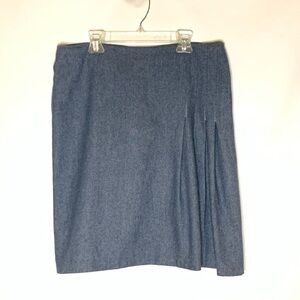 Ulla Johnson Wool skirt in blue pleats Size 6
